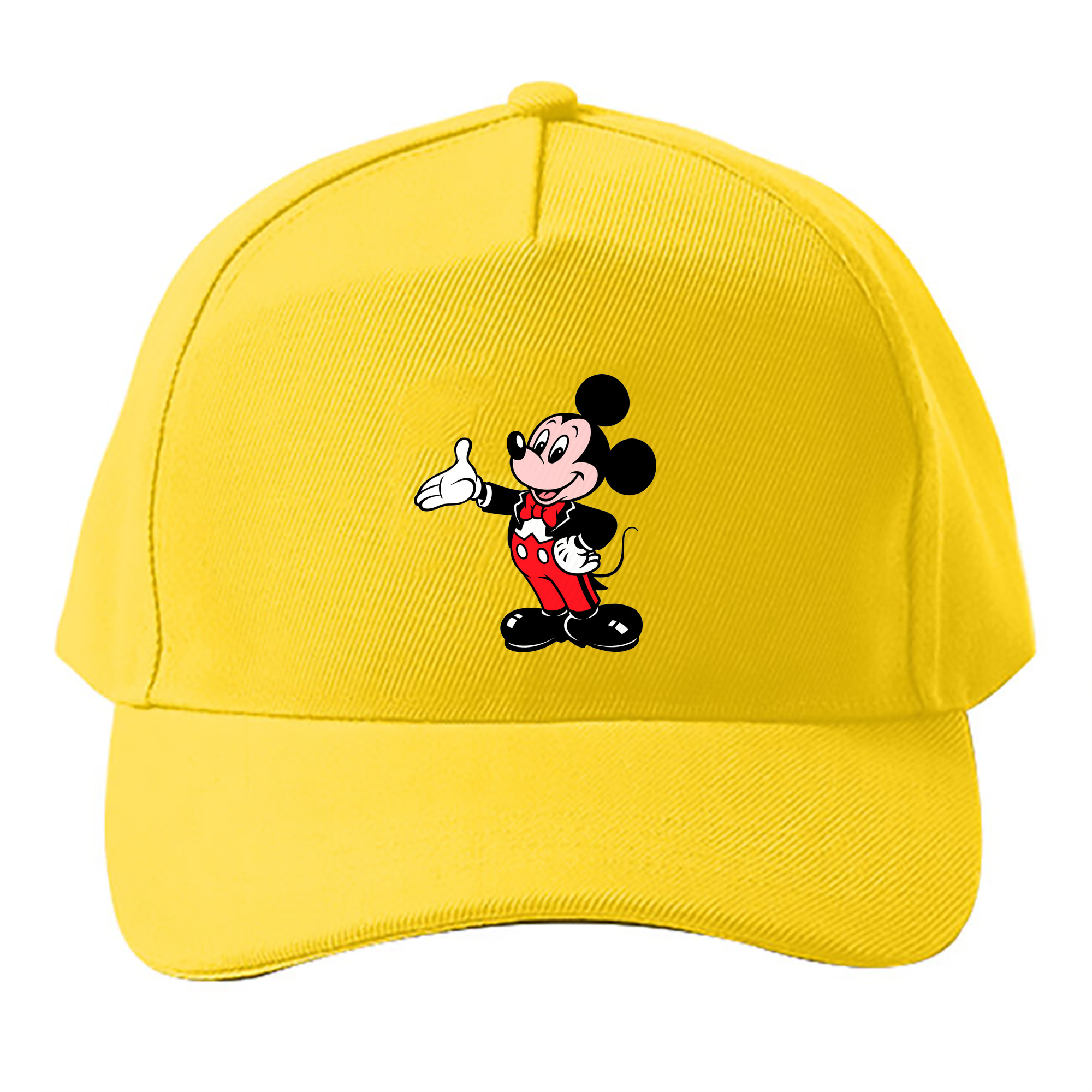 （画像用） ミッキーマウス Mickey Mouse ベースボールキャップ 綿100％ 男女兼用 帽子 スポーツ